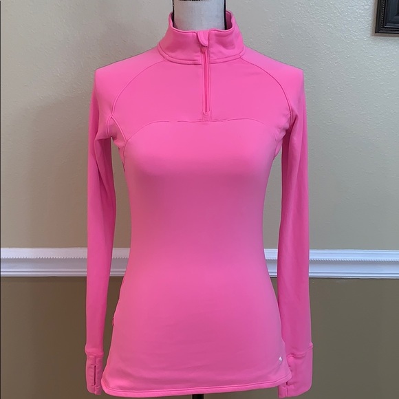 Under Armour Tops - Under Armour hot pink fitted long sleeve top